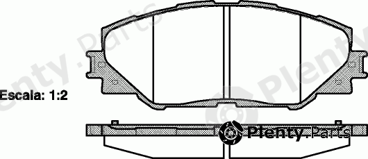  ROADHOUSE part 21234.00 (2123400) Brake Pad Set, disc brake