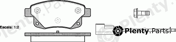  ROADHOUSE part 21252.02 (2125202) Brake Pad Set, disc brake