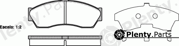  ROADHOUSE part 21253.00 (2125300) Brake Pad Set, disc brake