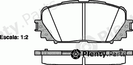  ROADHOUSE part 21258.00 (2125800) Brake Pad Set, disc brake