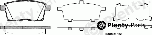  ROADHOUSE part 21268.00 (2126800) Brake Pad Set, disc brake