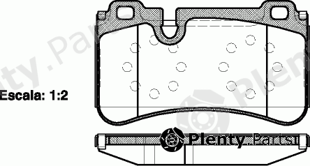  ROADHOUSE part 21280.00 (2128000) Brake Pad Set, disc brake