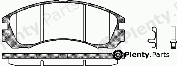 ROADHOUSE part 2354.32 (235432) Brake Pad Set, disc brake