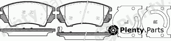  ROADHOUSE part 21375.12 (2137512) Brake Pad Set, disc brake