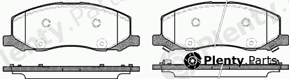  ROADHOUSE part 21386.02 (2138602) Brake Pad Set, disc brake