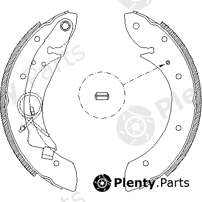  ROADHOUSE part 4419.00 (441900) Brake Shoe Set