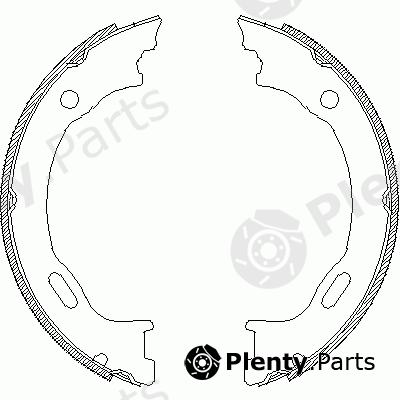  ROADHOUSE part 4707.01 (470701) Brake Shoe Set, parking brake
