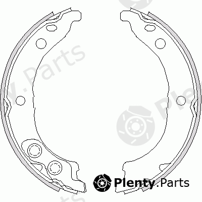  ROADHOUSE part 4728.00 (472800) Brake Shoe Set, parking brake