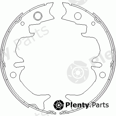 ROADHOUSE part 4731.00 (473100) Brake Shoe Set, parking brake