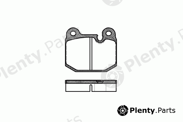  REMSA part 0014.10 (001410) Brake Pad Set, disc brake
