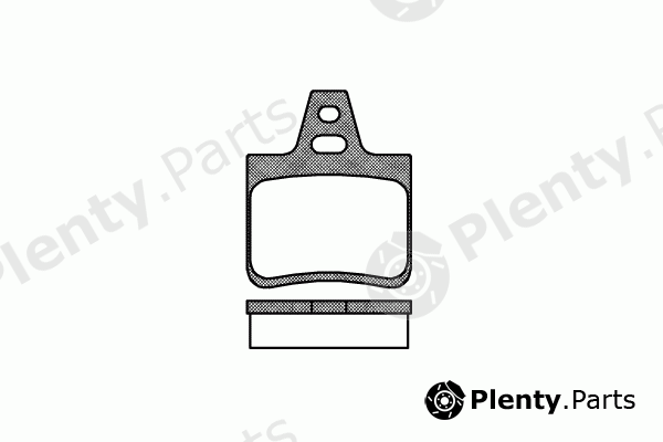  REMSA part 0102.10 (010210) Brake Pad Set, disc brake