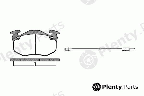  REMSA part 0144.32 (014432) Brake Pad Set, disc brake