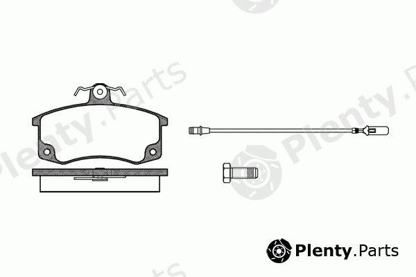  REMSA part 0221.02 (022102) Brake Pad Set, disc brake