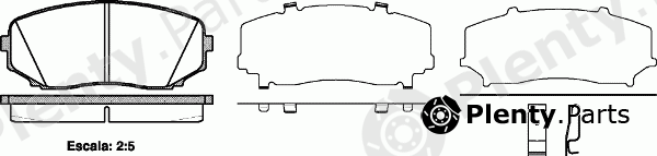  REMSA part 1267.02 (126702) Brake Pad Set, disc brake