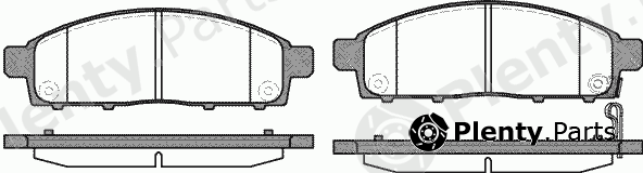  REMSA part 1242.01 (124201) Brake Pad Set, disc brake