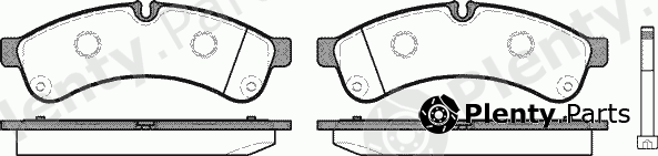  REMSA part 1339.00 (133900) Brake Pad Set, disc brake