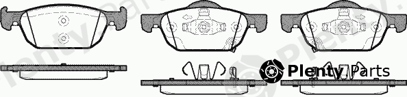  REMSA part 1384.02 (138402) Brake Pad Set, disc brake