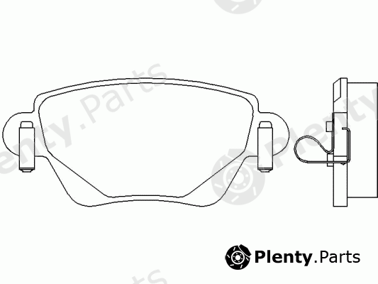  PAGID part T1211 Brake Pad Set, disc brake