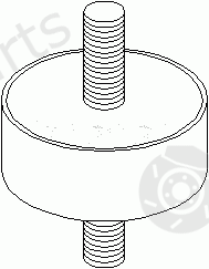  TOPRAN part 104389 Mounting, radiator