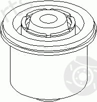  TOPRAN part 104305 Control Arm-/Trailing Arm Bush