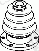  TOPRAN part 102590 Bellow, driveshaft