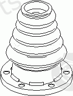  TOPRAN part 102777 Bellow, driveshaft