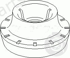  TOPRAN part 103491 Top Strut Mounting