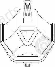  TOPRAN part 500001 Engine Mounting