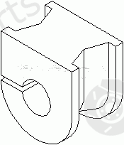  TOPRAN part 302500 Stabiliser Mounting