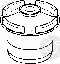  TOPRAN part 205824 Mounting, axle beam