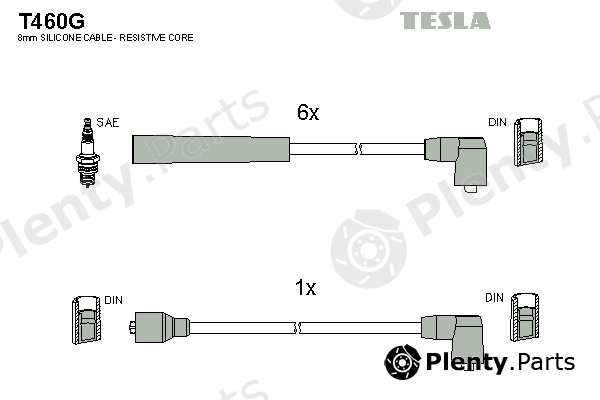  TESLA part T460G Ignition Cable Kit