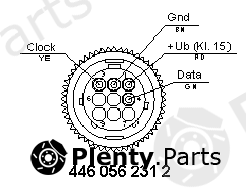  WABCO part 4460561170 Control Unit, pneumatic suspension
