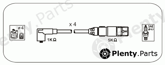  JANMOR part ABM49 Ignition Cable Kit