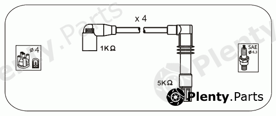  JANMOR part ABM68 Ignition Cable Kit