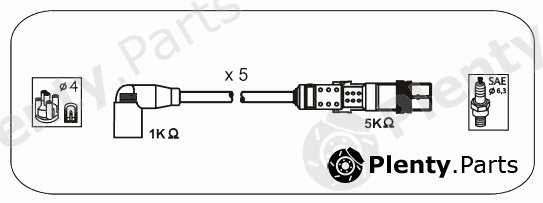  JANMOR part ABM81 Ignition Cable Kit