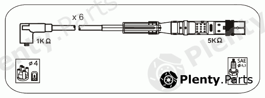 JANMOR part ABM83 Ignition Cable Kit