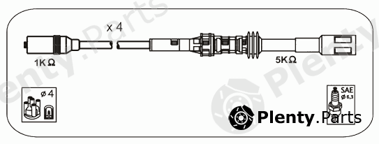  JANMOR part ABM84 Ignition Cable Kit