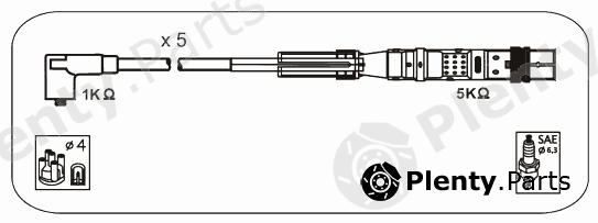  JANMOR part ABM85 Ignition Cable Kit