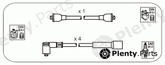  JANMOR part ABS15 Ignition Cable Kit