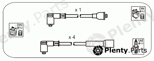  JANMOR part ABS5 Ignition Cable Kit