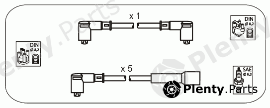  JANMOR part ABS87 Ignition Cable Kit