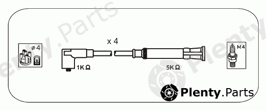 JANMOR part AFM63 Ignition Cable Kit