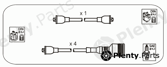 JANMOR part AFS52 Ignition Cable Kit