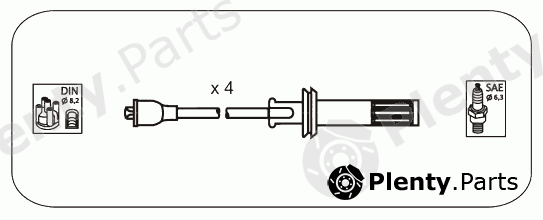  JANMOR part AFS65 Ignition Cable Kit