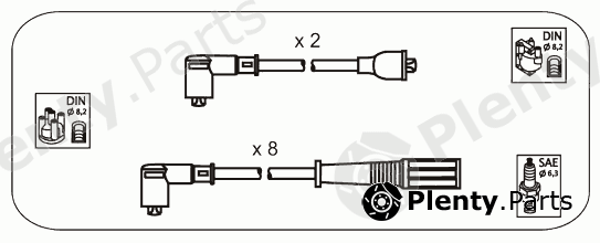  JANMOR part AFS66 Ignition Cable Kit