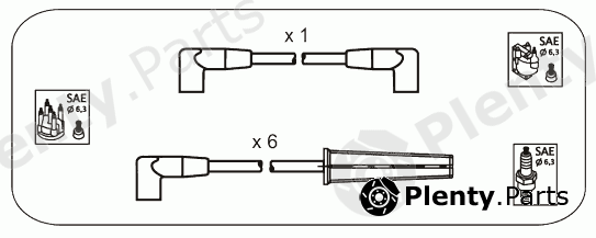  JANMOR part AM14 Ignition Cable Kit