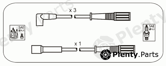  JANMOR part AM23 Ignition Cable Kit