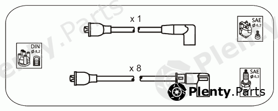  JANMOR part AM24 Ignition Cable Kit