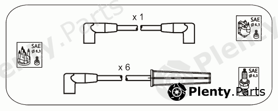  JANMOR part AM3 Ignition Cable Kit