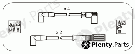 JANMOR part AM33 Ignition Cable Kit